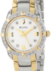 Bulova Women's 98R170 Diamond-Accented Stainless Steel Watch