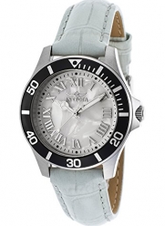 Women's Pro Diver Timber Wolf Genuine Leather Pearlized White Dial