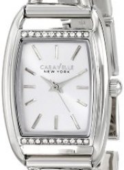 Caravelle New York by Bulova Women's 43L169 Analog Display Japanese Quartz White Watch