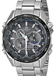 Casio Men's EQS500DB-1A1 Edifice Tough Solar Stainless Steel Multi-Function Watch