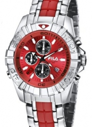 Fila Mastertime - Traveler Men's Chronograph Red Dial Watch #FA0794.43