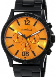 Caravelle New York Men's 45A108 Analog Display Japanese Quartz Black Watch