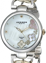 Akribos XXIV Women's AK645TRI Lady Diamond-Accented Watch