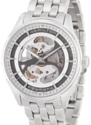 Hamilton Jazzmaster Viewmatic Grey Skeleton Dial Stainless Steel Mens Watch H42555151