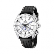 Festina Men's Stainless Steel White Dial Black Strap Chronograph Watch F16489/1