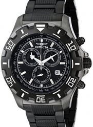 Invicta Men's 6412 Python Collection Chronograph Gun Metal Stainless Steel Watch