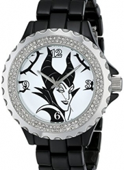 Disney Women's Maleficent Watch, W001796, Analog Display, Analog Quartz, Black Watch