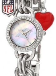 Game Time Women's NFL-CHM-CAR Charm Watch - Carolina Panthers