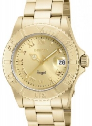 Invicta Women's Angel 18K Gold Plated Steel Champagne Dial 16849