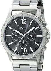 Caravelle New York Men's 43A115 Analog Display Japanese Quartz White Watch