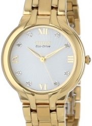 Citizen Women's EM0132-59A Bella Stainless Steel Eco-Drive Watch with Diamonds