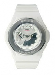 Casio Women's BGA140-7BCR Baby-G Shock Resistant Analog Digital Watch