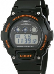 Casio Kids W-214HC-3AVCF Illuminator Watch