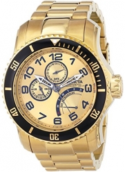 Invicta Men's 15343 Pro Diver Analog Display Japanese Quartz Gold Watch