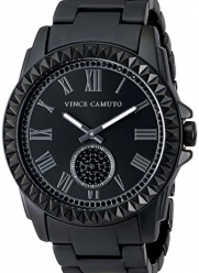 Vince Camuto Women's VC/5191BKBK Swarovski Crystal Accented Matte Black Ceramic Bracelet Watch