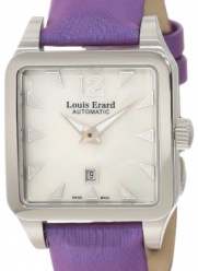 Louis Erard Women's 20700AA04.BDS63 Emotion Square Automatic Purple Satin Watch