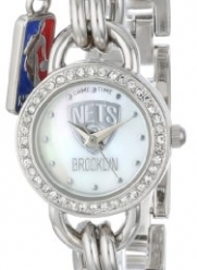 Game Time Women's NBA-CHM-BK Charm Watch - Brooklyn Nets