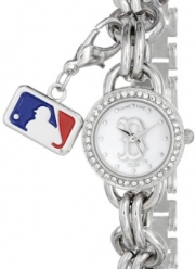 Game Time Women's MLB-CHM-BOS Charm Watch - Boston Red Sox - B Logo