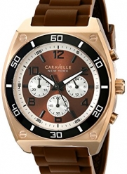 Caravelle New York Men's 45A114 Analog Display Japanese Quartz Brown Watch