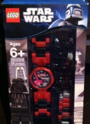 LEGO STAR WARS - 34 PIECE DARTH VADER MINI-FIGURE & WATCH COMBO