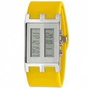 EOS Binary Nu Watch in Yellow and Silver