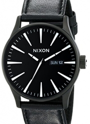 Nixon Men's A105005 Sentry Leather Watch