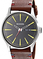 Nixon Men's A105019 Sentry Leather Watch