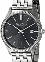 Caravelle New York Men's 43B131 Analog Display Japanese Quartz Silver Watch