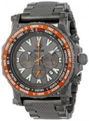 REACTOR Men's 91610 Proton World Time Bi-Directional Ratcheted Indicator Bezel Watch