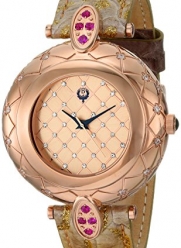 Brillier Women's 30-03 Analog Display Swiss Quartz Brown Watch