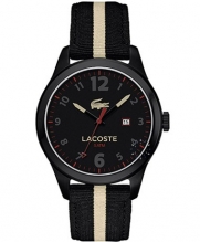 Lacoste Auckland Grosgrain - Black/Khaki Men's watch #2010724