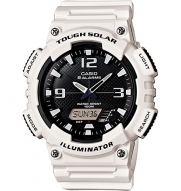 Casio Men's AQ-S810WC-7AVCF Analog-Digital Display Quartz White Watch