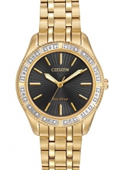 Citizen Women's EM0242-51E Dress Analog Display Japanese Quartz Gold Watch