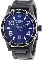 Nixon Men's Diplomat A2771421 Black Stainless-Steel Swiss Quartz Watch