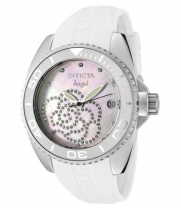 Invicta Women's 0486 Angel Collection Stainless Steel Cubic Zirconia-Accented Watch