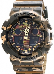 Casio - G-Shock - GA100 Camouflage Series - Brown - GA100CM-5A