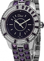 Christian Dior Women's CD11311JM001 Christal Purple Dial Diamond Watch