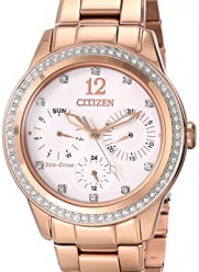 Citizen Women's FD2013-50A Silhouette Crystal Analog Display Japanese Quartz Gold Watch