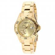 Invicta Women's 12505 Pro Diver Analog Display Japanese Quartz Gold Watch