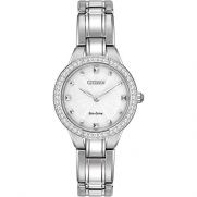 Citizen Ladies Eco-Drive Silver Watch #EX1360-50A