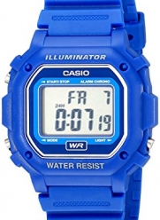 Casio F108WH Water Resistant Digital Blue Resin Strap Watch