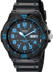 Casio Unisex MRW200H-2BV Neo-Display Black Resin Watch