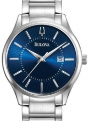 Bulova Stainless Steel Mens Watch 96B181