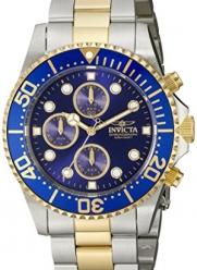 Invicta Men's 1773 Pro Diver 18k Gold Ion-Plating and Stainless Steel Watch