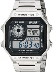 Casio Men's AE1200WHD-1A Stainless Steel Digital Watch