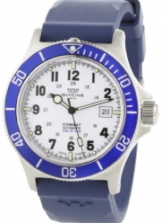 Glycine Men's 3908-14B-D8 Combat Sub Automatic White Dial on Rubber Strap