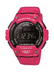 Casio Women's W-S220C-4BVCF Tough Solar Digital Watch