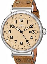 Glycine Men's 3932-15AT-LB7R F-104 Analog Display Swiss Automatic Brown Watch