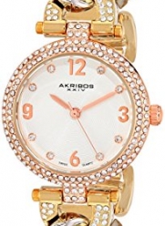 Akribos XXIV Women's AK756TRI Brillianaire Multi-Tone Watch