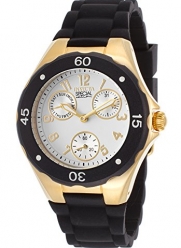 Invicta Angel Multi-Function Light Dial Black Silicone Ladies Watch 18797